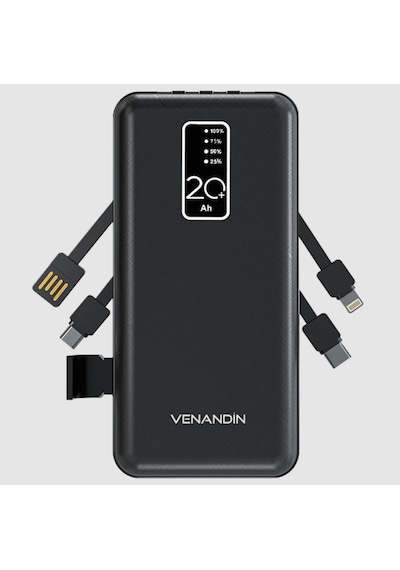 Venandin Pwb20c1 10w 20,000mah Powerbank Siyah