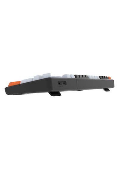 Hawk Gaming Hk258 Membrane Lcd Rgb Kablosuz/bluetooth Siyah Turuncu Full Türkçe Gaming Klavye