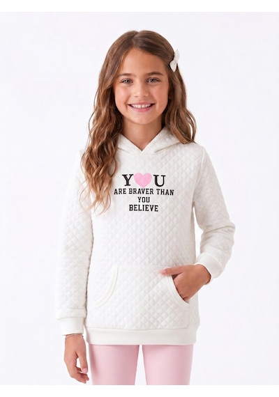 Onloox Kız Çocuk Ekru Kız Çocuk Ekru Kapitone Pamuklu Kapüşonlu Uzun Kollu Nakışlı Kanguru Cep Sweatshirt 8-14 Yaş Onloox Kız Çocuk Ekru Kız Çocuk Ekru Kapitone Pamuklu Kapüşonlu Uzun Kollu Nakışlı Kanguru Cep Sweatshirt 8-14 Yaş
