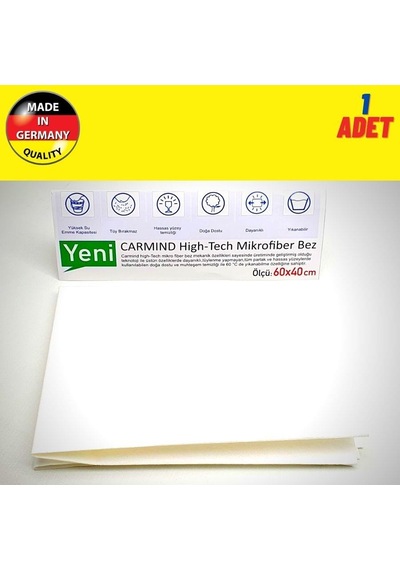 Carmind Mikrofiber Oto Cam Ve Temizlik Bezi 60X40Cm 1 Adet