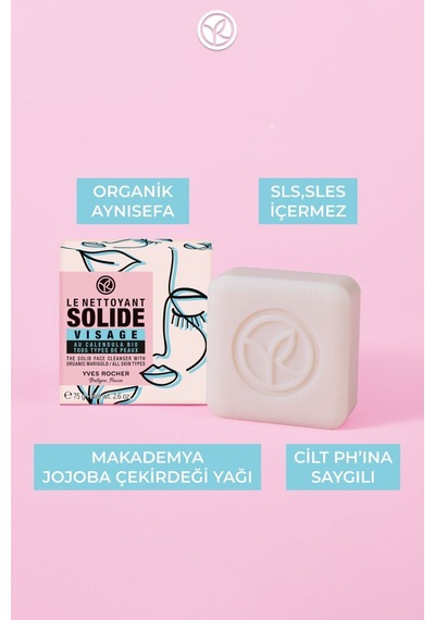 Yves Rocher Katı Yüz Temizleyici - Tüm Ciltler-75 Gr-9118