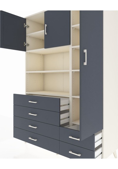 Hyperion Dolap 9 Raflı 6 Çekmeceli 3 Kapaklı 132x44x195 Aytaşı-antrasit/antrasit Antrasıt/antrasıt Hyperion Dolap 9 Raflı 6 Çekmeceli 3 Kapaklı 132x44x195 Aytaşı-antrasit/antrasit Antrasıt/antrasıt