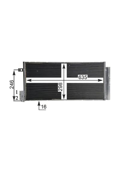 Fiat Punto Klima Radyatoru 1.3 Multijet 2012-2013 Mahle Ac505001s