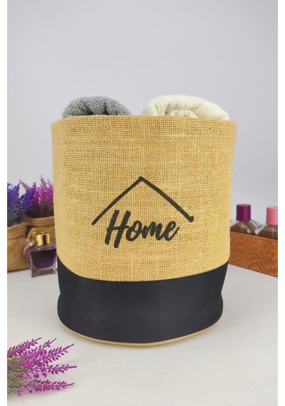 Digithome Hasır Çok Amaçlı Düzenleyici Organizer Mini Yuvarlak Saksılık Siyah - Cly-j1025 Siyah