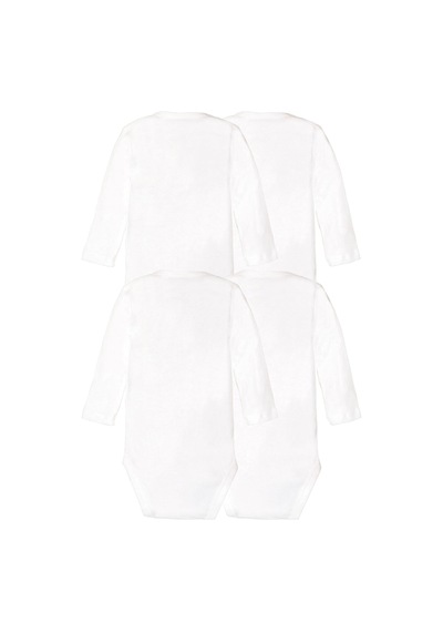 Layette Bebek 4'lü Body Set 1l930610 Beyaz Beyaz