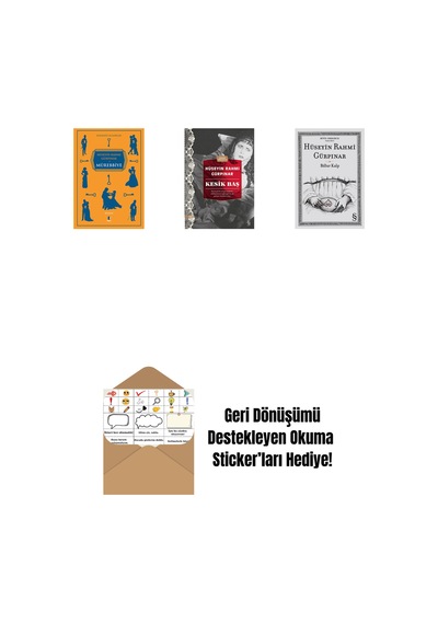 Mürebbiye + Kesik Baş Günümüz Türkçesiyle + Billur Kalp + Okuma Sticker'ları