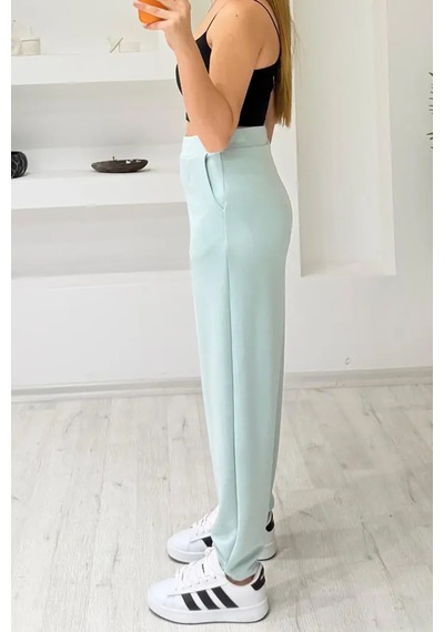 Fiolin Soft Touch Modal Kumaş Balon Pantolon Mint