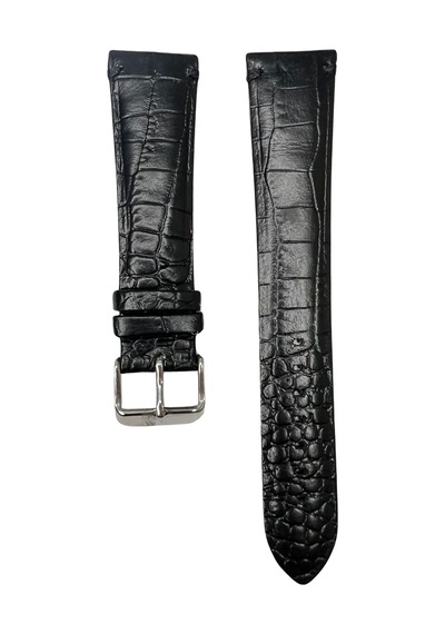 R4174 Roder Deri Kayış - Siyah - 22x18mm Şeffaf