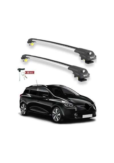 Turtle Renault Clio Stationwagon Mk4 2013-2019 Ara Atkı Air1 Gri