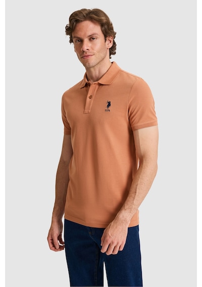 U.s. Polo Assn. Erkek Gül Kurusu Tişört Basic 50326920-vr026 Gul Kurusu