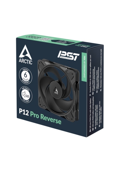 Arctic P12 Pro Reverse 120mm 3000rpm 73cfm Yüksek Performanslı Ters Hava Akışlı Kasa Fanı Acfan00331a Fan