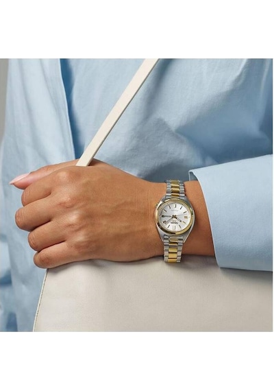 Seiko Sre024k1 Otomatik Çelik Gri/altın Rengi 10 Atm 32 Mm Kadın Kol Saati Gri