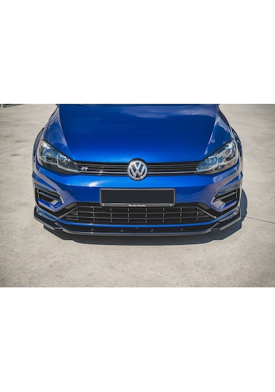 Vw Golf 7.5 R Tampon Ön Lip Parlak Siyah Plastik Ön Ek Karlık 2017 2018 2019 2020 2021 Karlık+bodykit+ek