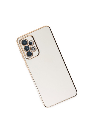 Samsung Galaxy  Uyumlu - A73 5g Kılıf Volet Silikon - Beyaz