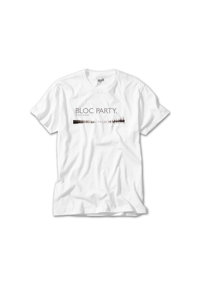Bloc Party Silent Alarm Beyaz Tişört Beyaz