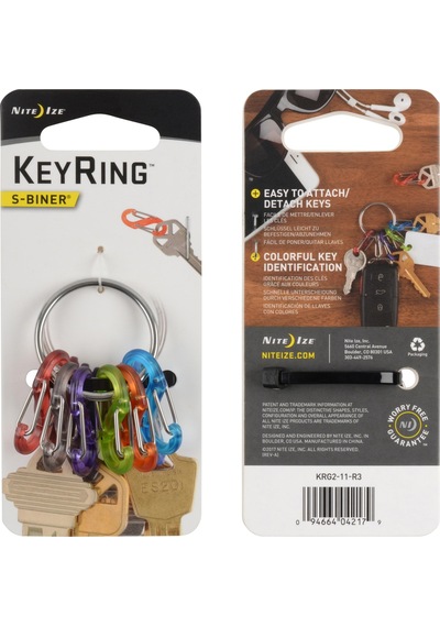 Nite Ize S-biner Keyring Anahtarlık-çelik