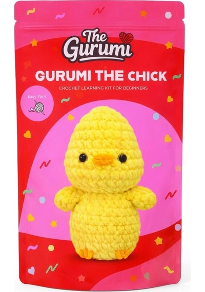 Yeni Başlayanlar İçin Civciv Amigurumi Örgü Kiti