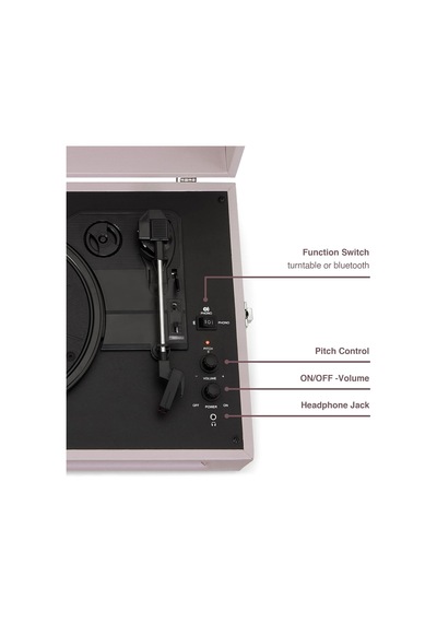 Crosley Voyager Bluetooth Pikap Ametist, Cr8017b-am4