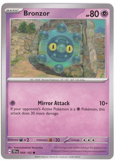 Bronzor 068/162 - Temporal Forces - Pokemon Kartı Mint