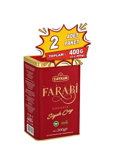 Organik Farabi Çayı 200 Gr. İkili Paket