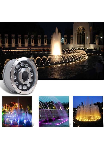 Sıva Altı Led Armatür Dekoratif Işık Show Gösteri Yol Aydınlatma Açık Alan Enerji Tasarruflu Yuvarlak Zemin Doğal Beyaz 4000k A-1402 6w 220v Doğol Beyaz Doğal Beyaz