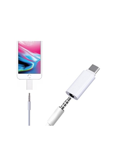 9144 Type C To 3.5mm Kulaklık Ses Çevirici Dönüştürücü Aux Adaptör 3.5mm Kulaklık Çıkışı Bulunmayan Telefonlarda Kullanılabilir