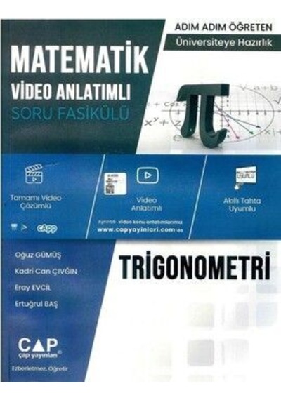 Matematik Trigonometri Konu Anlatımlı Soru Bankası -  Çap Yayınları