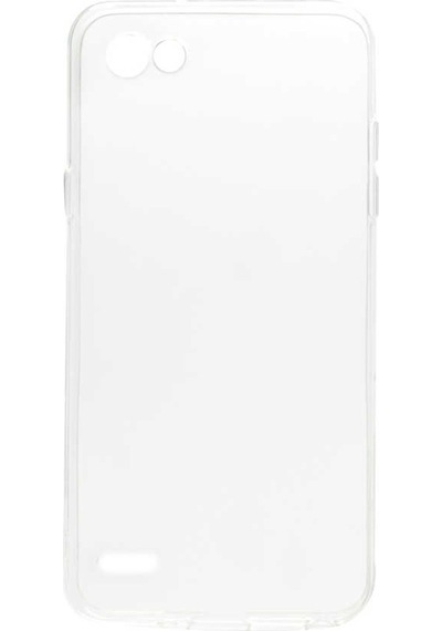LG Uyumlu Q6 Kılıf Zore Şeffaf Ince Ve Süper Silikon Kılıf Renksiz
