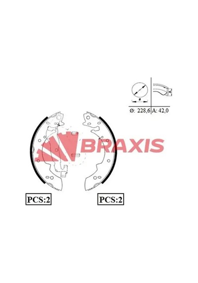 Suzuki Vitara Arka Fren Balatasi 1989-2004 Braxıs Ac0053