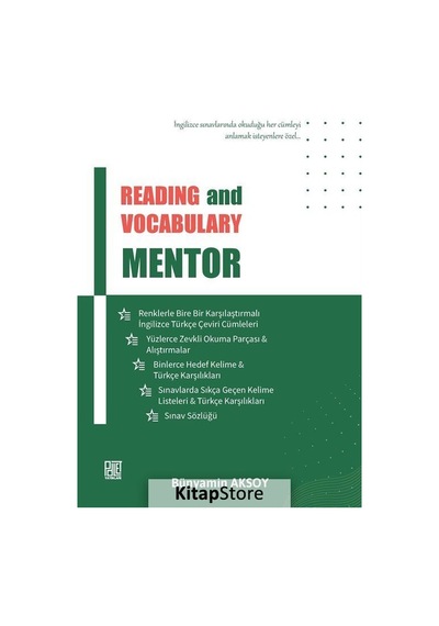 Reading and Vocabulary Mentor - Bünyamin Aksoy - Palet Yayınları