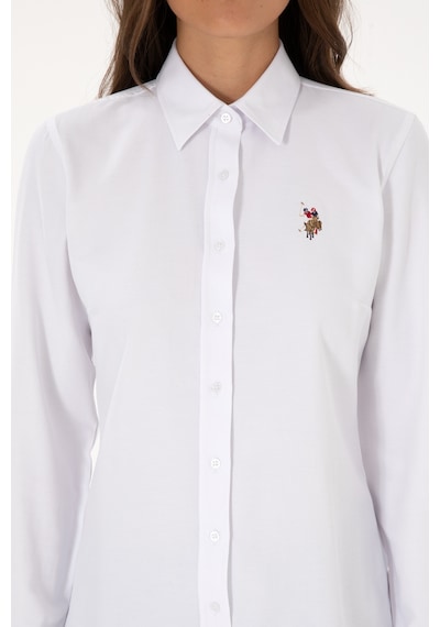 U.s. Polo Assn. Kadın Beyaz Gömlek Basic 50308043-vr013 Beyaz