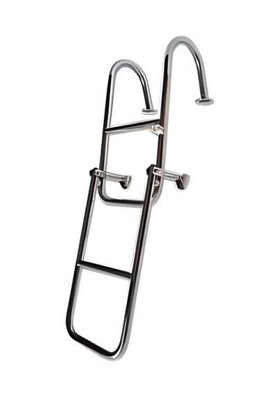 Tekne Merdiveni Katlanabilir 2 2 Krom Tutamakli 103Cm