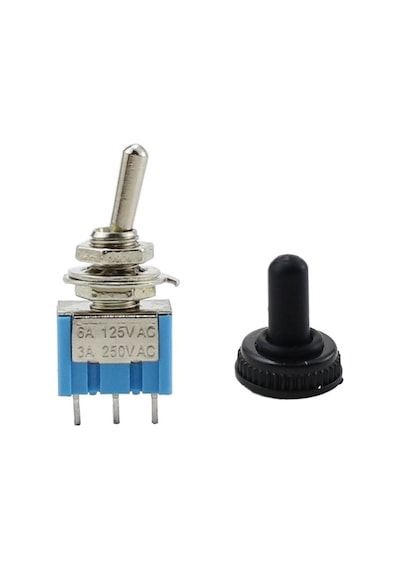Mts-103 Mini Toggle Anahtar 3a 250v On / Off / On 3 Pin 3 Pozisyon Uyumlu