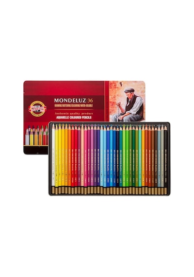 Koh-I-Noor Mondeluz Aquarell Sulu Boya Kalem Seti 36Lı 3725