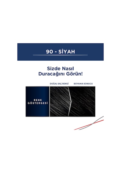 Schwarzkopf Men Perfect Saç Boyası 90 - Siyah