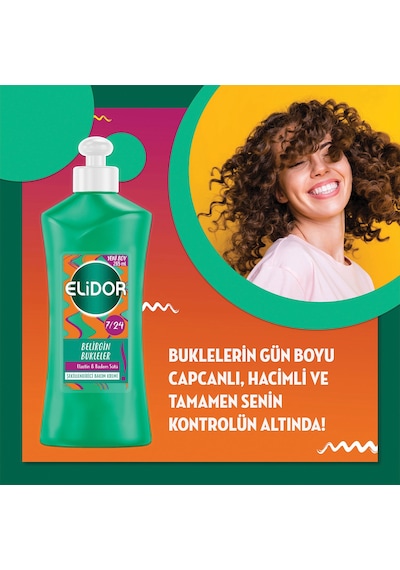Elidor Saç Kremi 7/24 Belirgin Bukleler Şekillendirici Bakım Kremi 265 ML