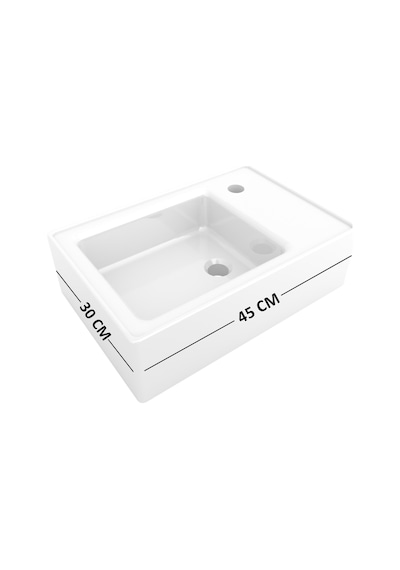 Karen Banyo Kemer 45 Cm,Lavabolu,Aynalı,Banyo Dolabı,Mat Antrasit,Lavabo Dahil Antrasit