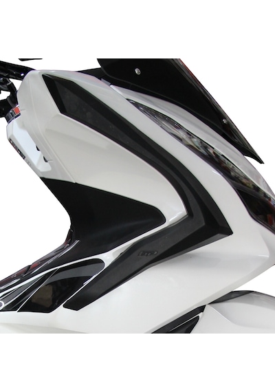 GP Kompozit  Honda PCX 125 / 150 2021-2024 Uyumlu Üst/Alt Bacak ve Grenaj Koruma Seti Siyah