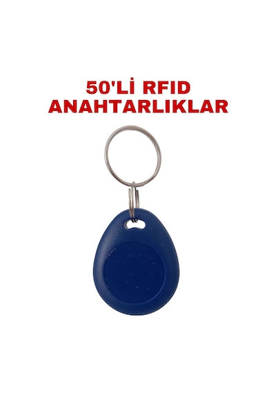 Sr-602 Yazılabilir Ve Kopyalanabilir Rfıd Proximity Anahtarlık 125 Khz Keyfob Geçiş Kontrol Çipi 50 Adet