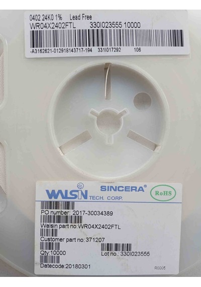 Wr04x2402ftl 24k0 402 Smd Direnç 1000 Adet