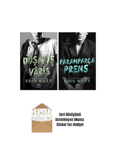 Lekeli Taç Royal Serisi 4. Kitap + Paramparça Prens Royal Serisi 2. Kitap