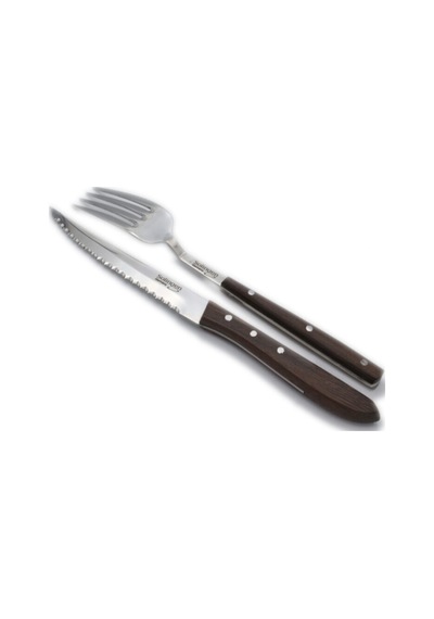 Solingen Steak Bıçağı 4'Lü Set 2 Bıçak 2 Çatal Et Bıçağı Çatal