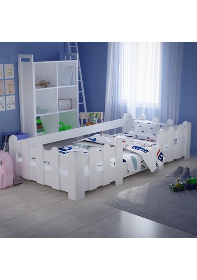 Tuliplifeyapımarket Tuliplife Montessori Karyola Beyaz Oval Köşe (512285582)
