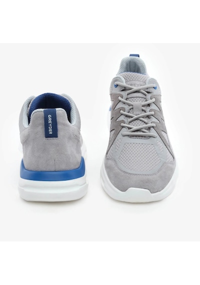 Greyder 18400 A.gri Hakiki Deri Erkek Sneaker Spor Ayakkabı Gri