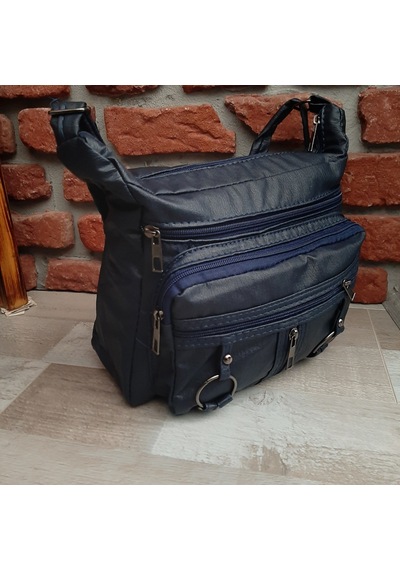 Bayan Çapraz Omuz Çantası Lacivert Gvn-0085 Lacivert