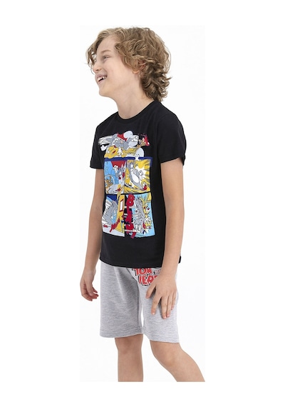 Tom&jerry Lisanslı Siyah Erkek Çocuk Bermuda Takım 5274-26650 Siyah