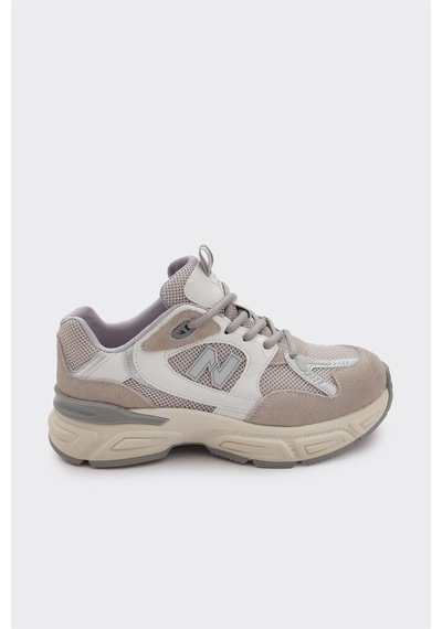 Derinet Comfort Taban Bağcıklı Kadın Sneaker Gri GRİ