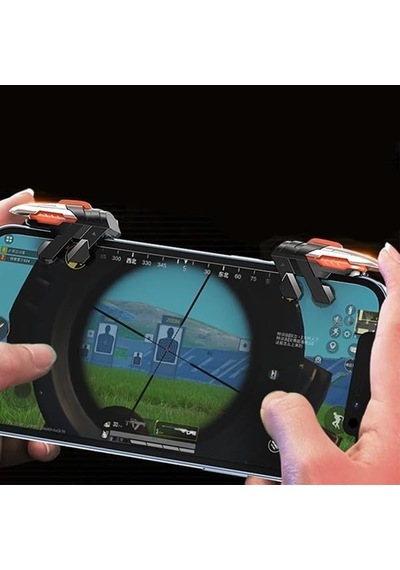 Ak06 Pubg Oyun Tetik Mobil Oyun Tetik Aparatı, Sıyah