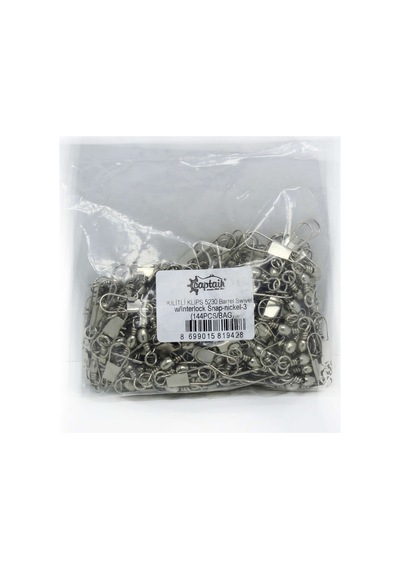 Captain 5230 Kilitli Klips 144lü Paket Nikel Standart - 4-0