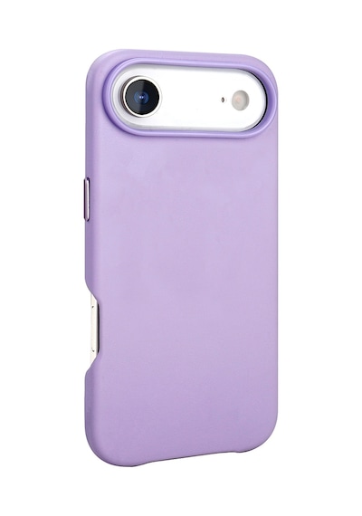 Subutu Apple Uyumlu iPhone 17 Air Kılıf M-safe Şarj Özellikli Pu Deri Görünümlü Sbt Kupra Kapak - Turuncu Turuncu
